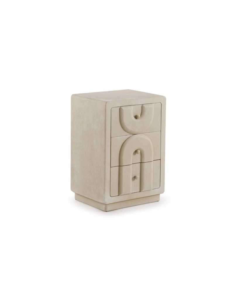 Comprar Mesita 3 Cajones Drusa online en KitMuebles