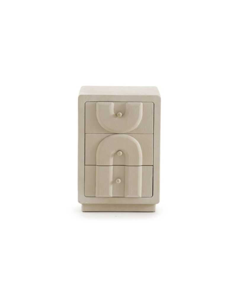 Comprar Mesita 3 Cajones Drusa online en KitMuebles