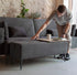 Comprar Puff Monroe 2pl con mesa online en KitMuebles