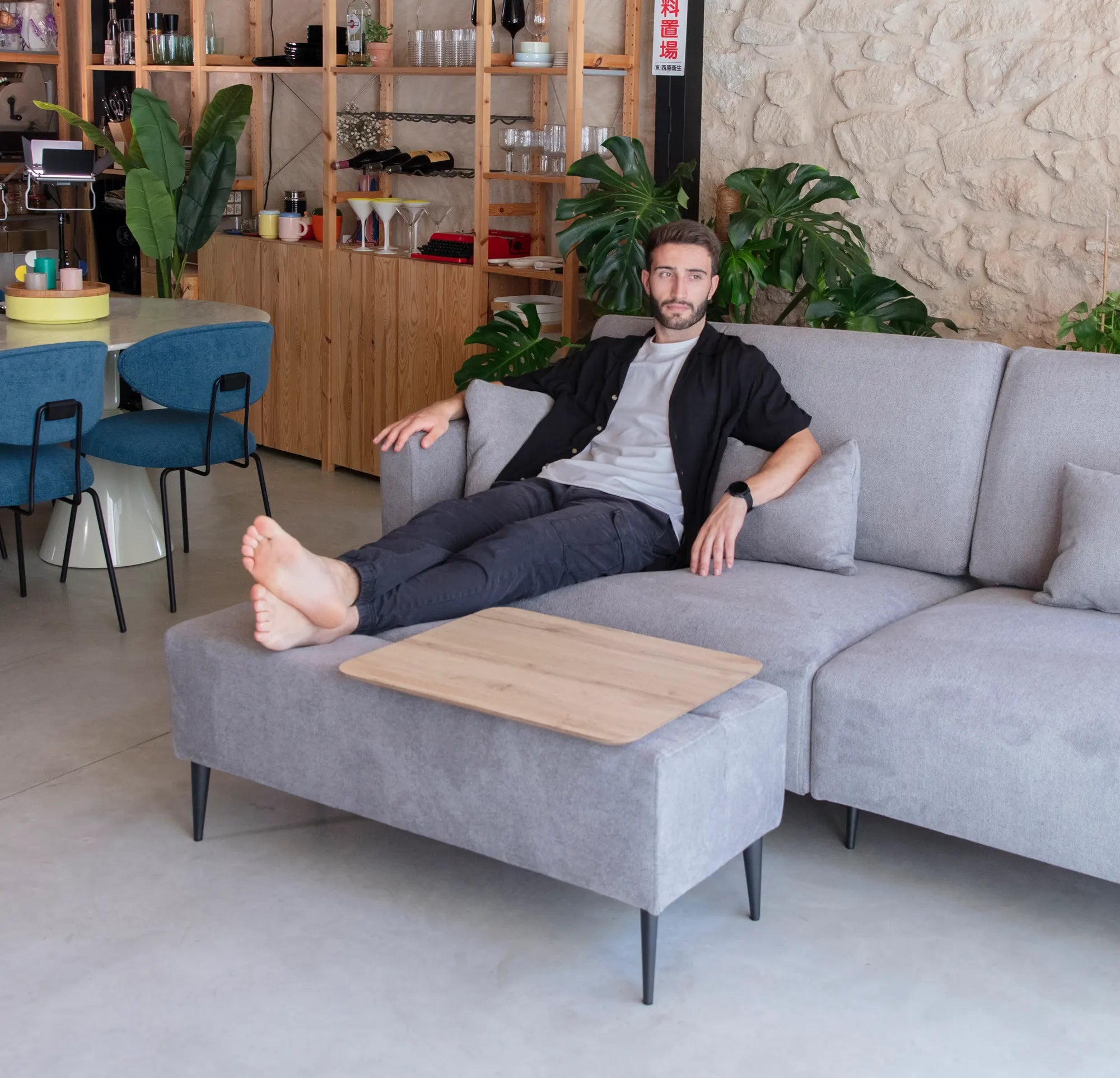 Puff Monroe 2pl con mesa