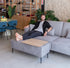 Comprar Puff Monroe 2pl con mesa online en KitMuebles