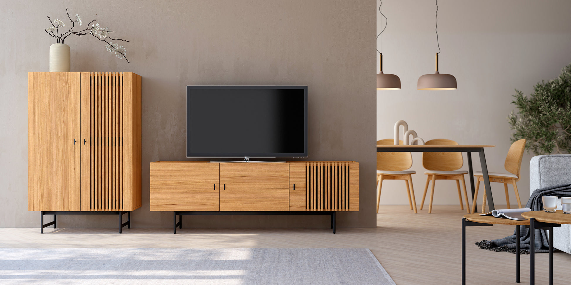 Mueble TV Samurai 2P+2C 160x70cm