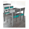 Mesa cocina plegable con sillas -modelo Serra