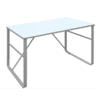 escritorio metalico Farben blanco gris