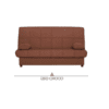 Sofa cama modelo Bed 1 tapizado choco