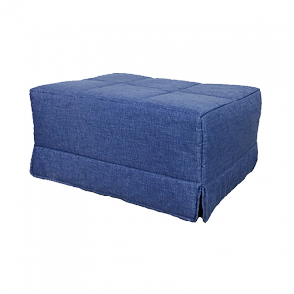 Pouf cama individual color azul