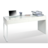 Mesa de escritorio Touch con dos cajones frontales y para metálica reversile. Acabado blanco artik