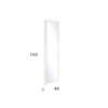 Medidas marco espejo alto acabado Okume