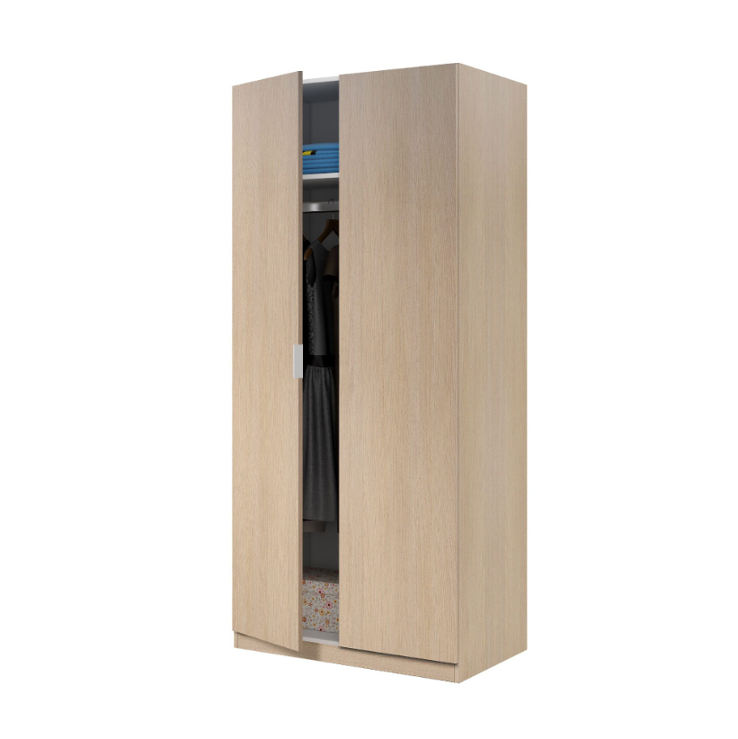 Armario Low Cost Roble 2 puertas