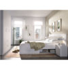 Dormitorio Alice blanco gris. Programa DEKIT del Grupo Rimobel