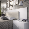 Dormitorio Alice blanco gris. Programa DEKIT del Grupo Rimobel