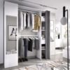 Vestidor Suit con columna espejo y cortina