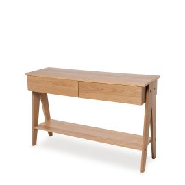 CONSOLE ELVAS MADERA DE ROBLE - ELEGANTE Y MODERNA